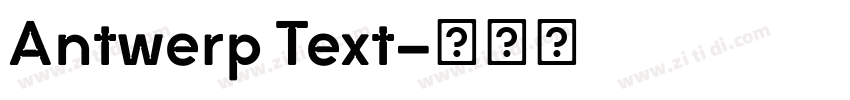 Antwerp Text字体转换